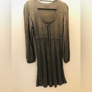 Ladies Medium Gray Sweater Dress
